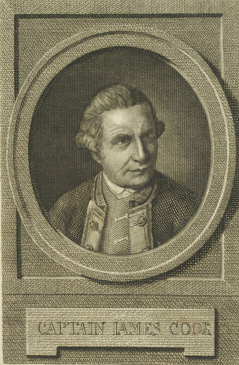 Porträtt av James Cook, efter 1771. av Unbekannt