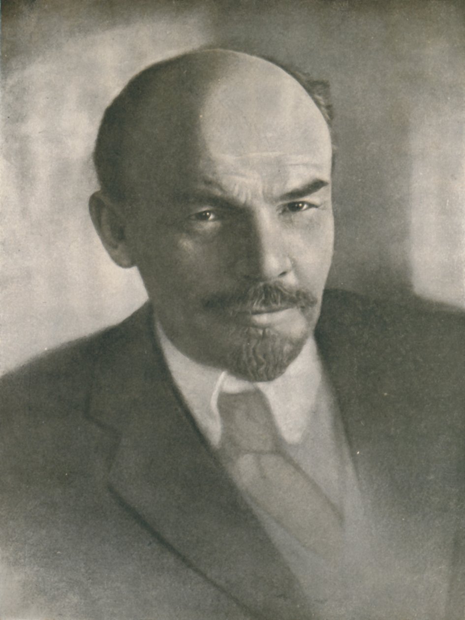 Porträtt av Lenin, c1920-talet, 1939. av Unbekannt