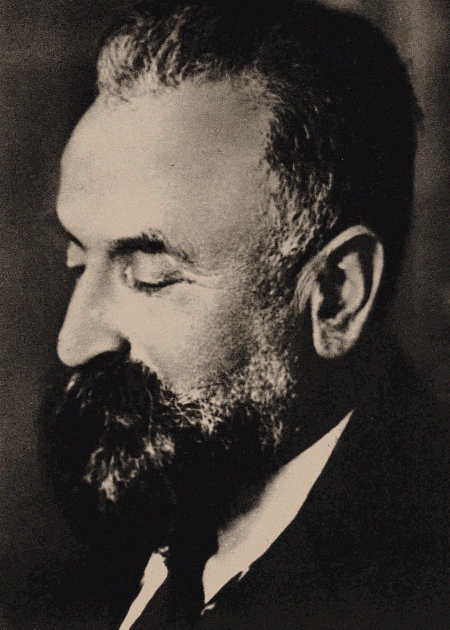Porträtt av Marcel Mauss 1872-1950. av Unbekannt