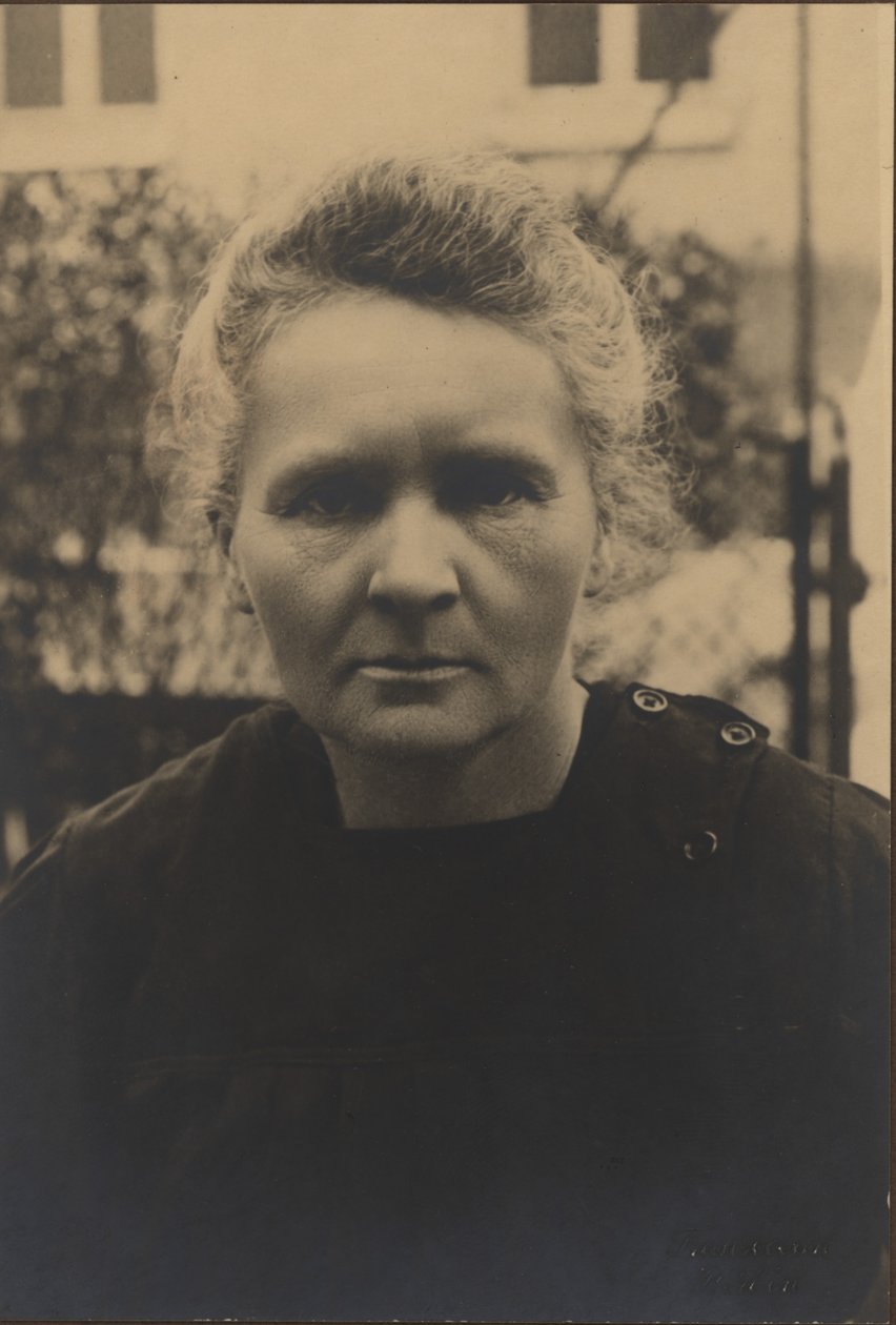 Porträtt av Marie Curie 1867-1934 av Unbekannt