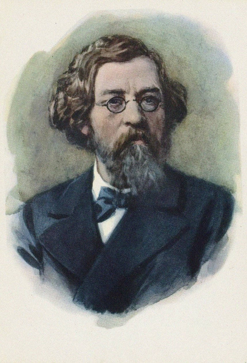 Porträtt av Nikolay Chernyshevsky 1828-1889 av Unbekannt
