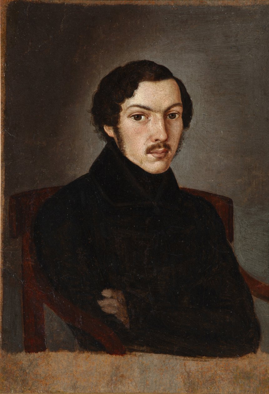 Porträtt av Nikolay Martynov, 1841 av Unbekannt