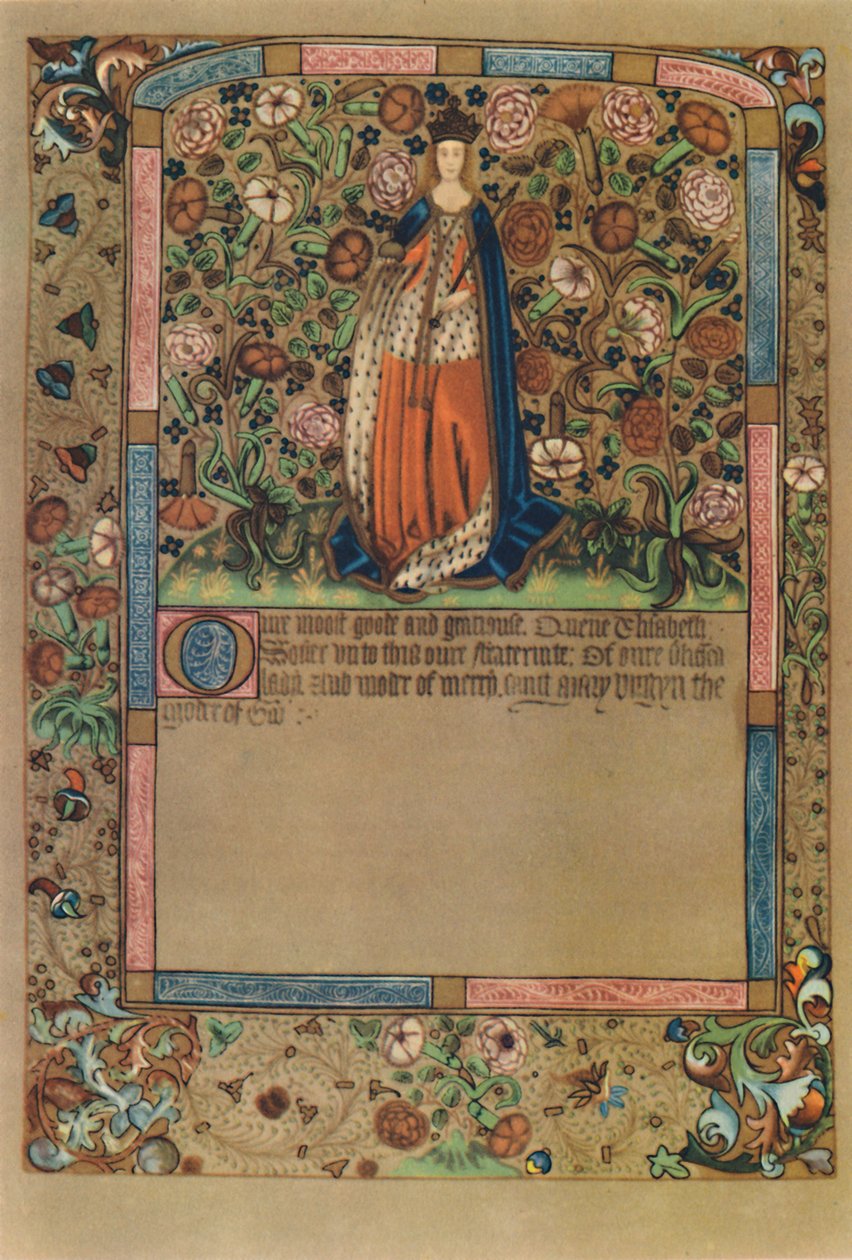 Porträtt av drottning Elizabeth..., c1441-1689, 1948. av Unbekannt