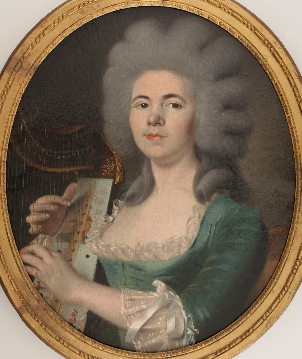 Porträtt av Rosalie Dugazon 1755-1821, 1787. av Unbekannt