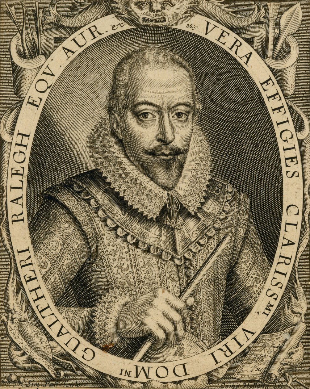 Porträtt av Sir Walter Raleigh, 1596. av Unbekannt