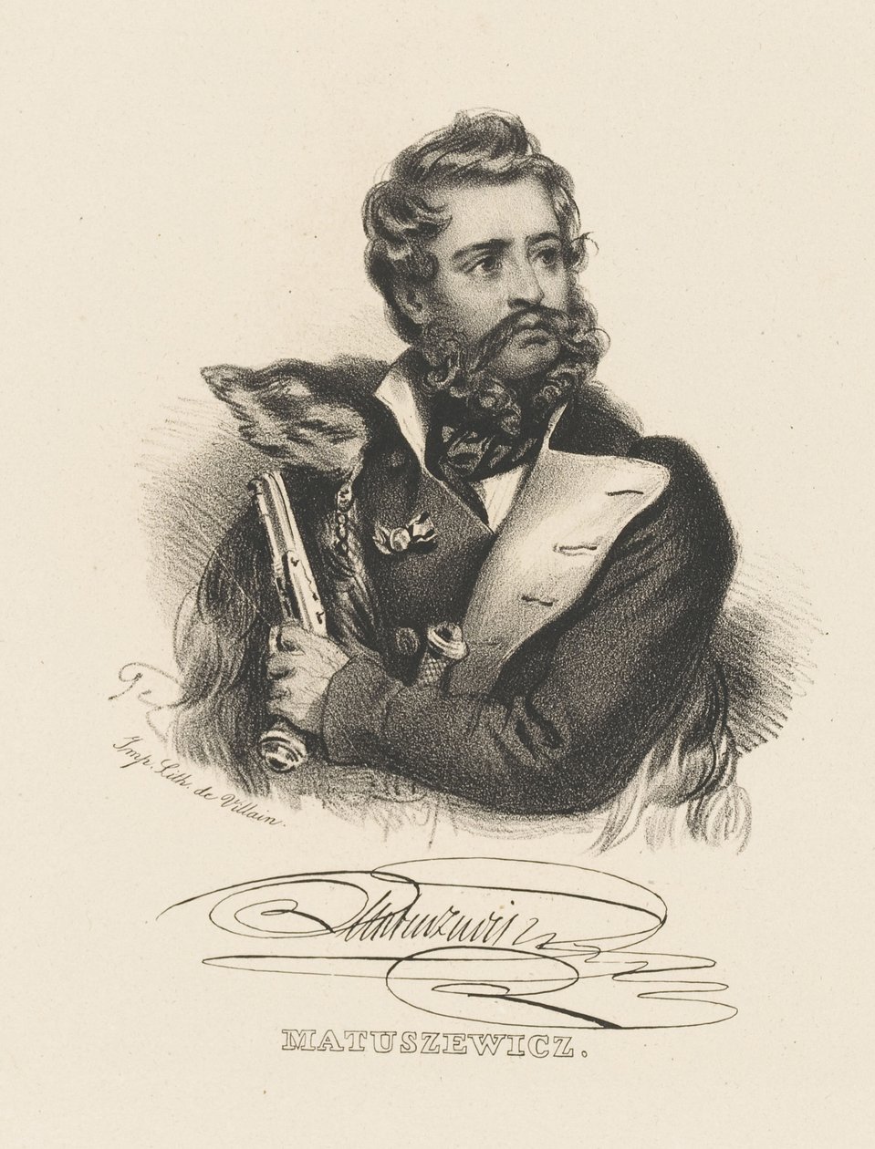 Porträtt av Wincenty Matuszewicz 1801-1830. av Unbekannt