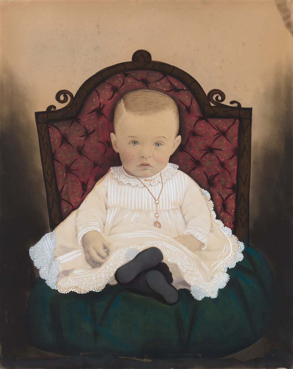 Porträtt av en baby, 1880-talet. av Unbekannt