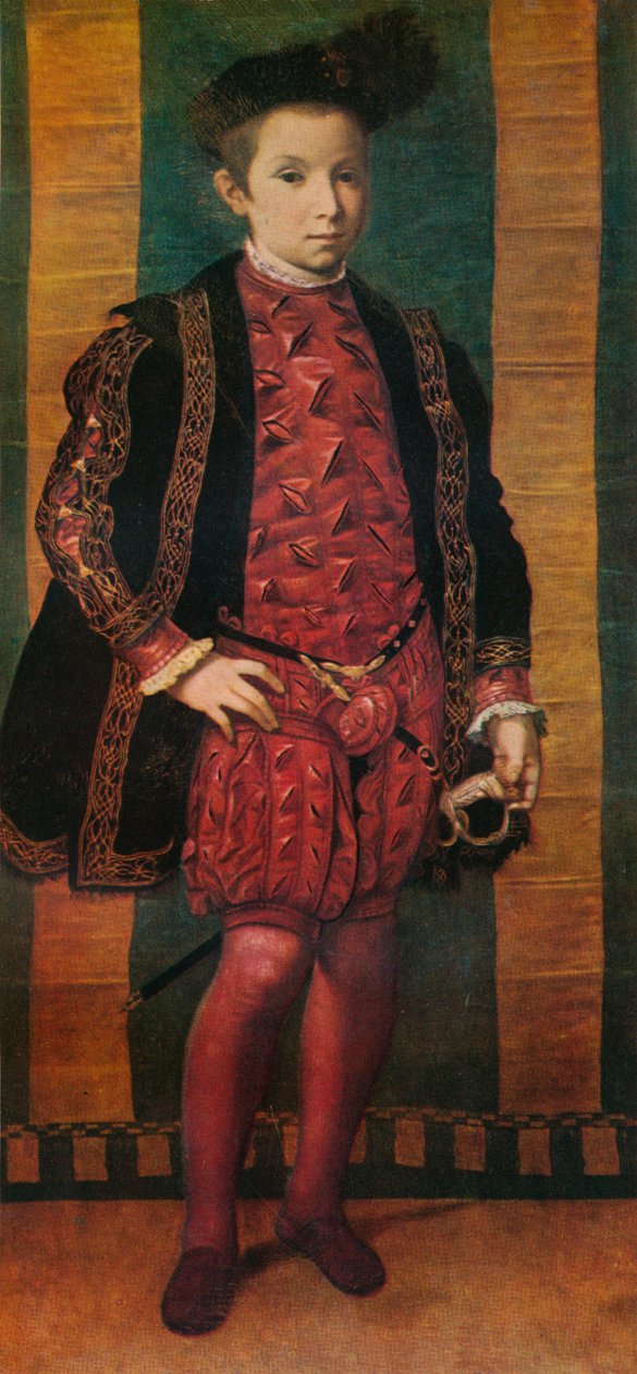 Porträtt av en pojke, c1545, 1911 av Unbekannt