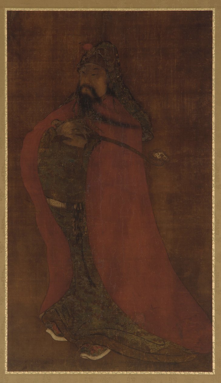 Porträtt av en Han-kejsare, 1279-1368. av Unbekannt