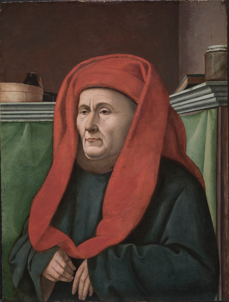 Porträtt av en man, ca. 1450. av Unbekannt