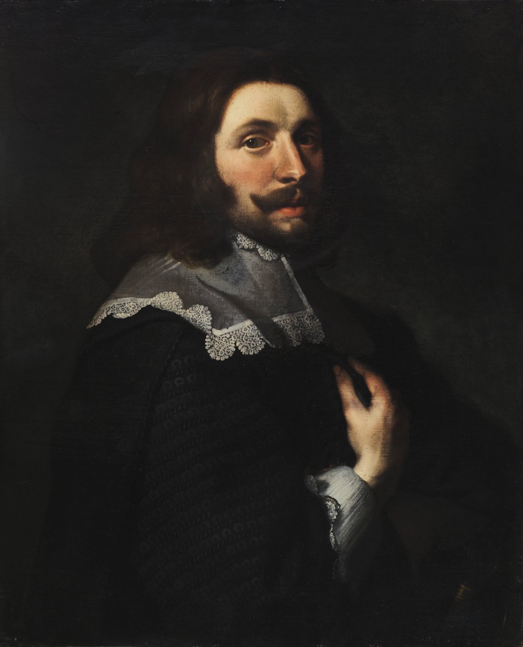 Porträtt av en man, ca. 1600-1650. av Unbekannt