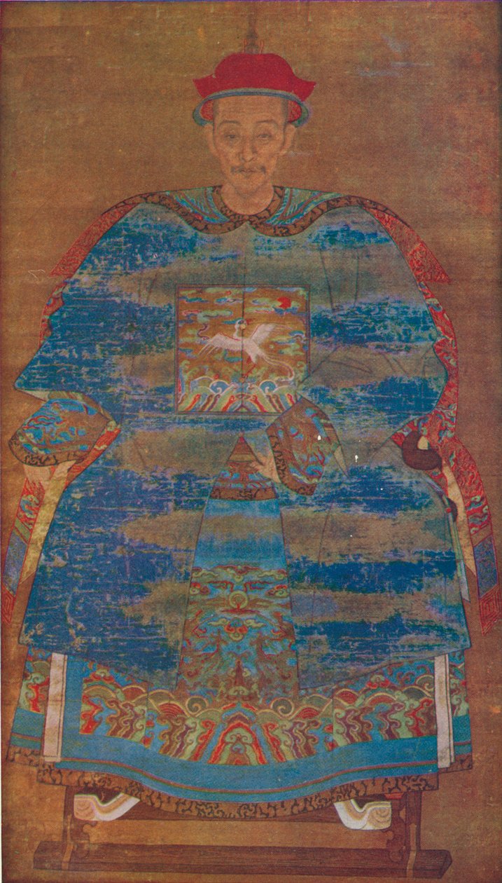 Porträtt av en manchustatsman, c1600-talet av Unbekannt
