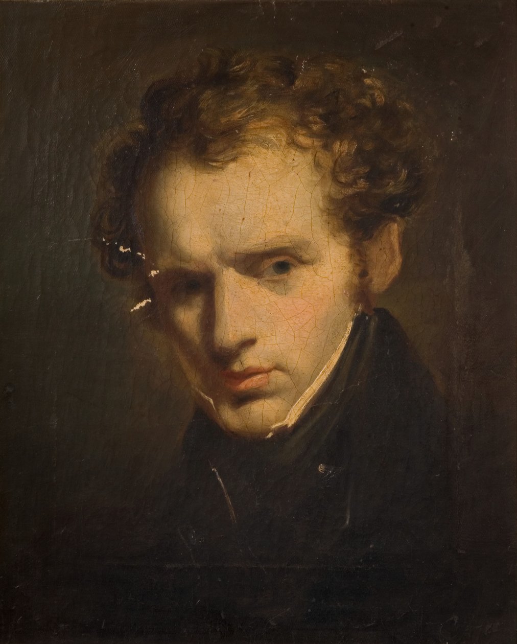 Porträtt av en ung man, 1840. av Unbekannt