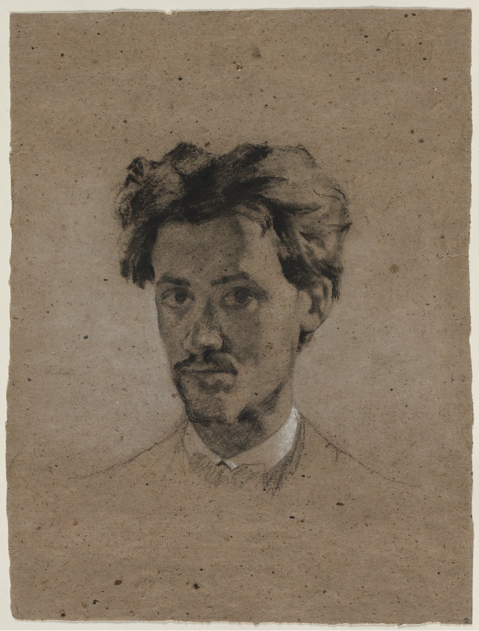 Porträtt av en ung man, ca. 1865-1875. av Unbekannt