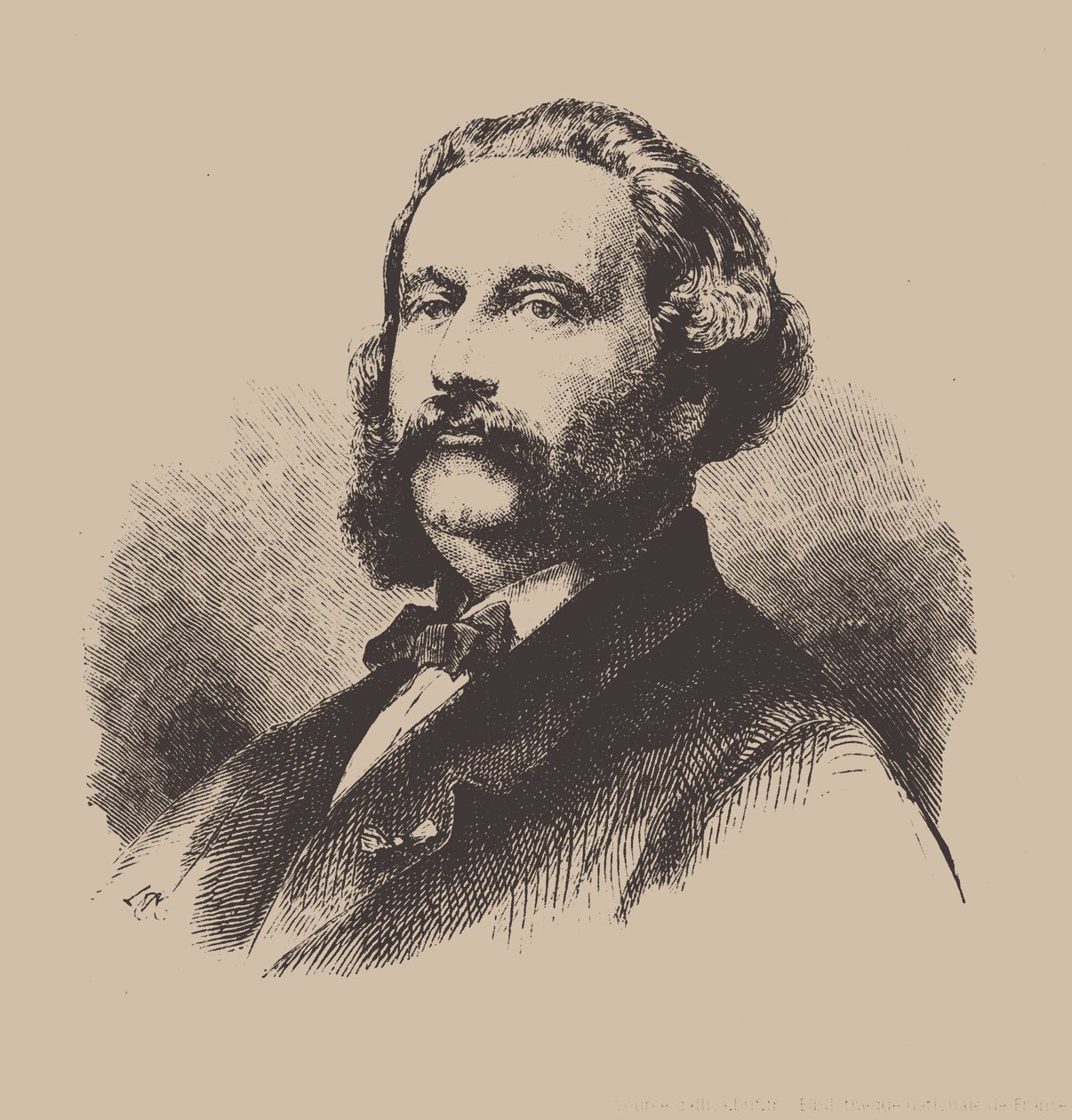 Porträtt av kompositören Alfred Jaëll 1832-1882. av Unbekannt