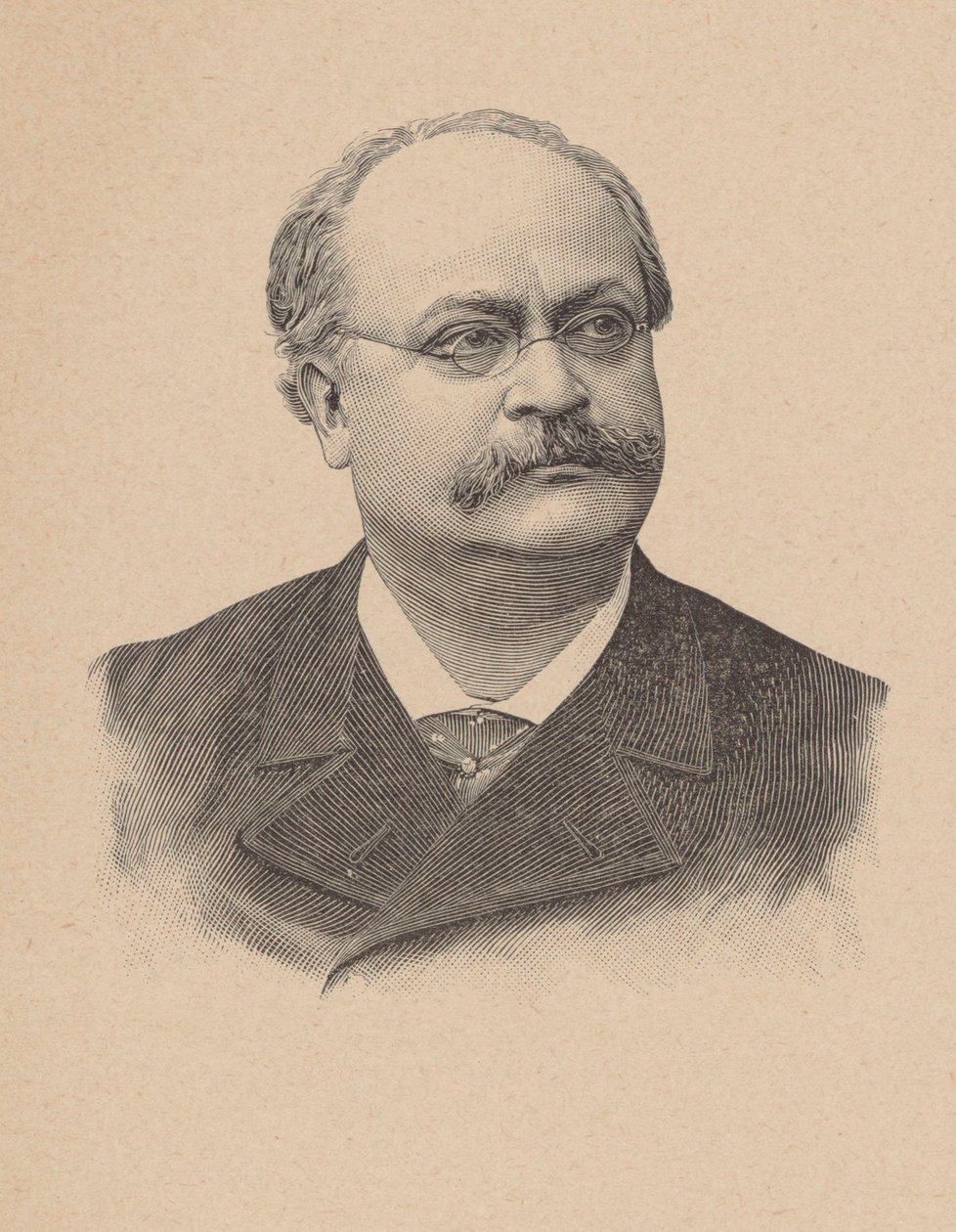 Porträtt av kompositören Charles Lecocq 1832-1918. av Unbekannt