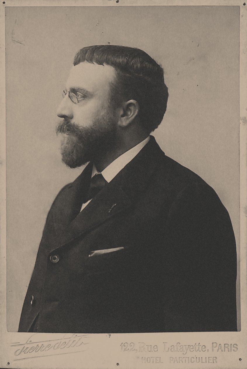 Porträtt av kompositören Paul Vidal 1863-1931. av Unbekannt
