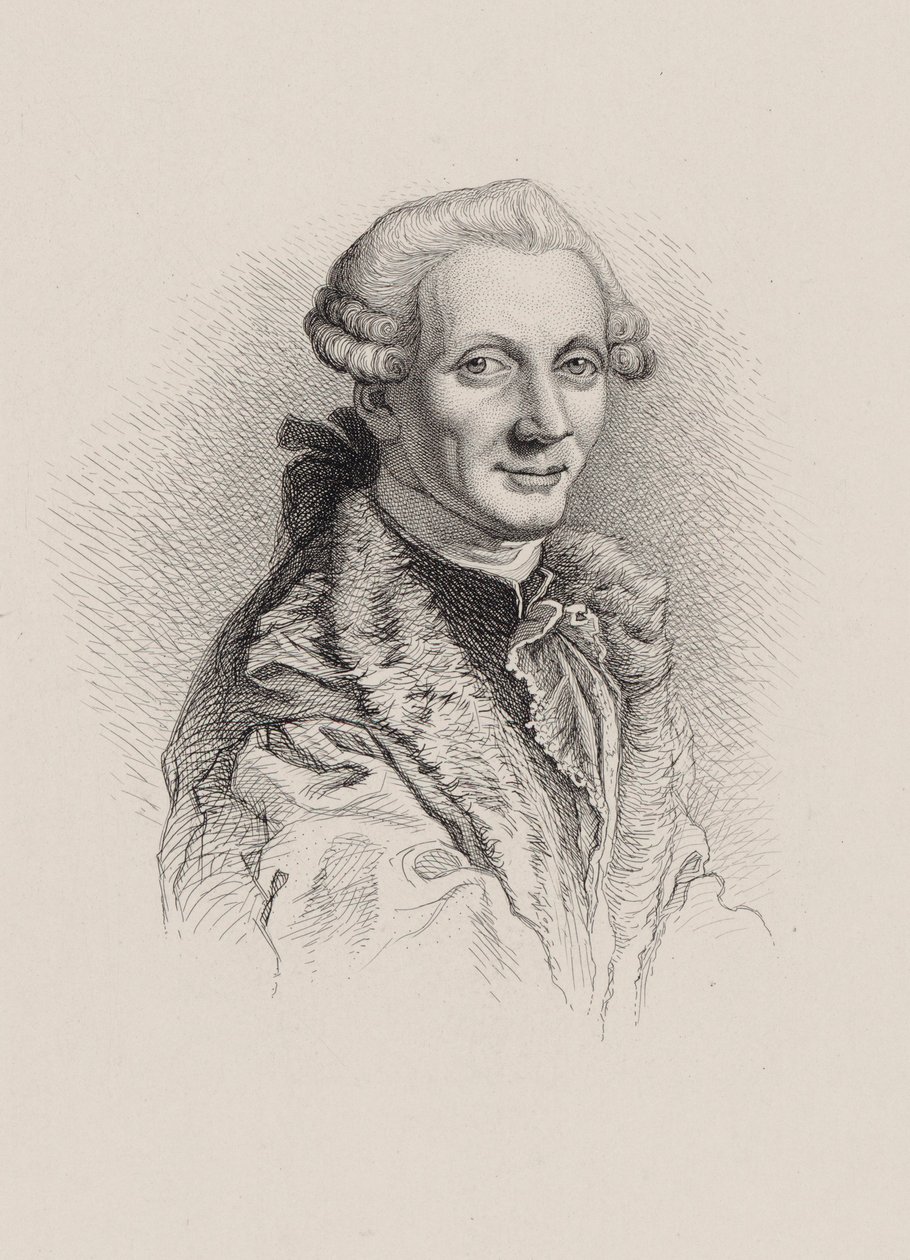 Porträtt av kompositören Niccolò Piccinni 1728-1800. av Unbekannt