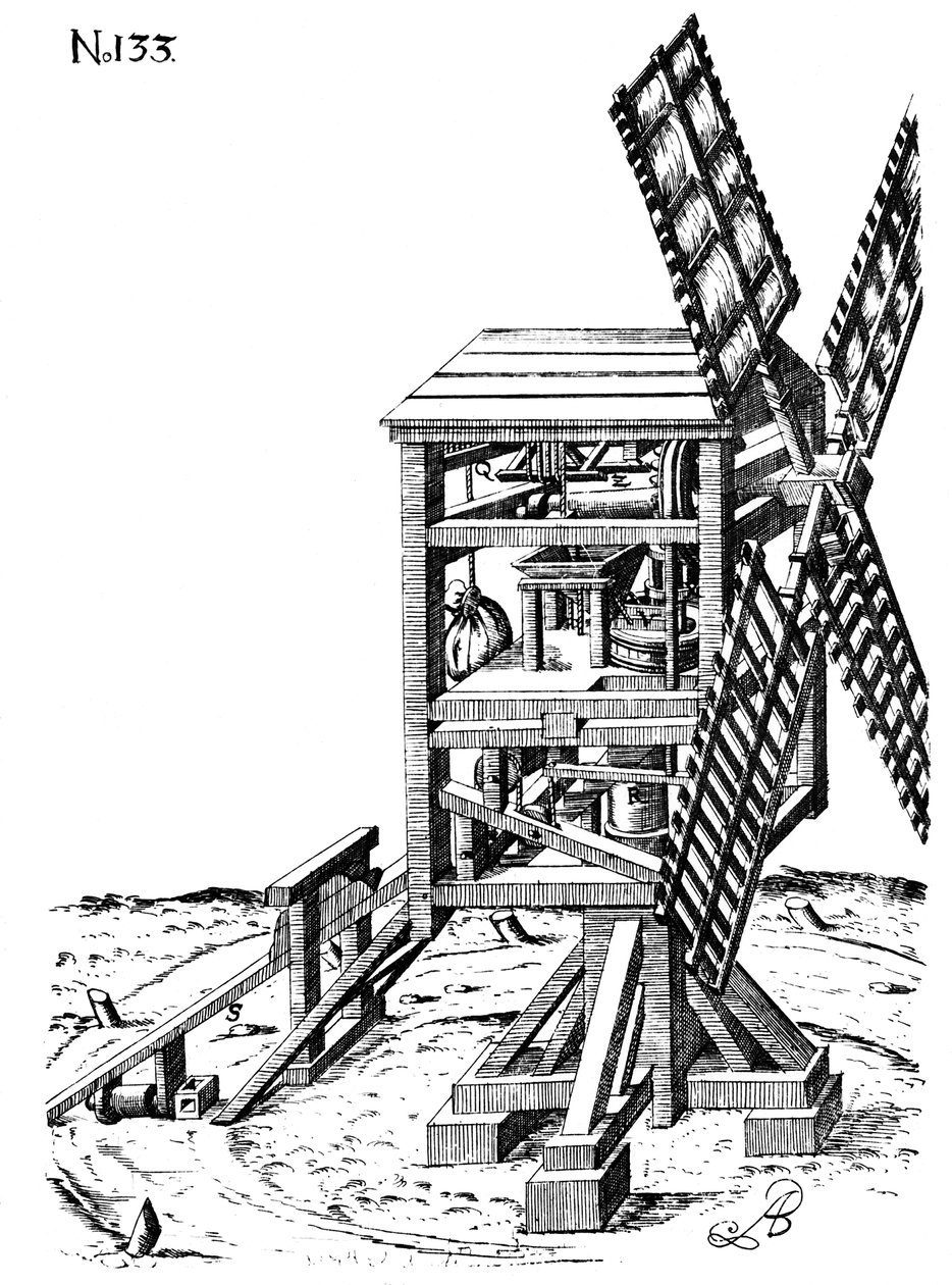 Postkvarn, 1620 av Unbekannt