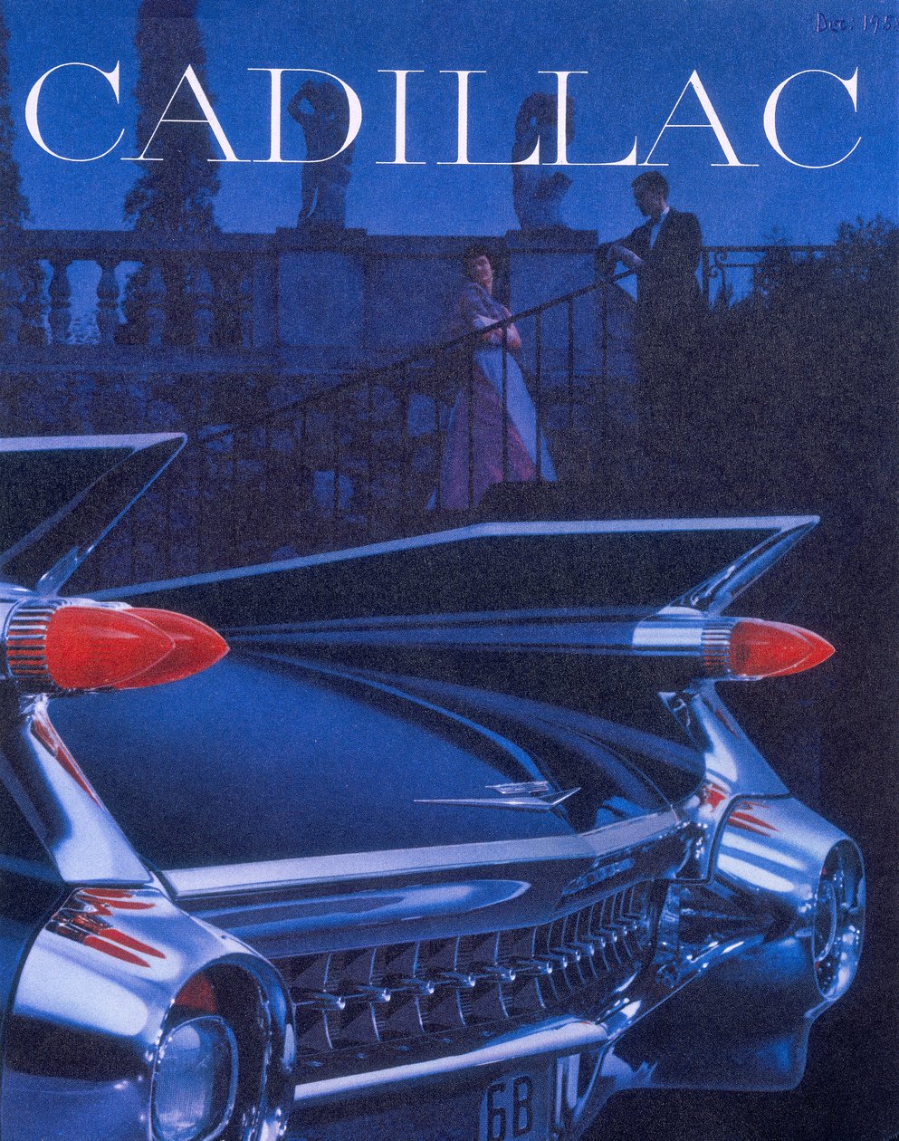Affisch som annonserar en Cadillac, 1959 av Unbekannt