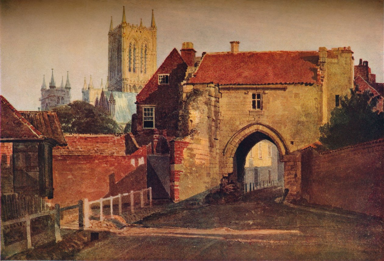 Potter Gate, Lincoln, 1800-1849, 1937 av Unbekannt