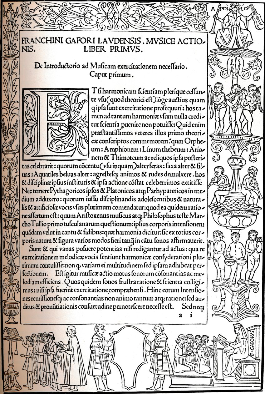 The Practice of Music, 1496, 1917 av Unbekannt