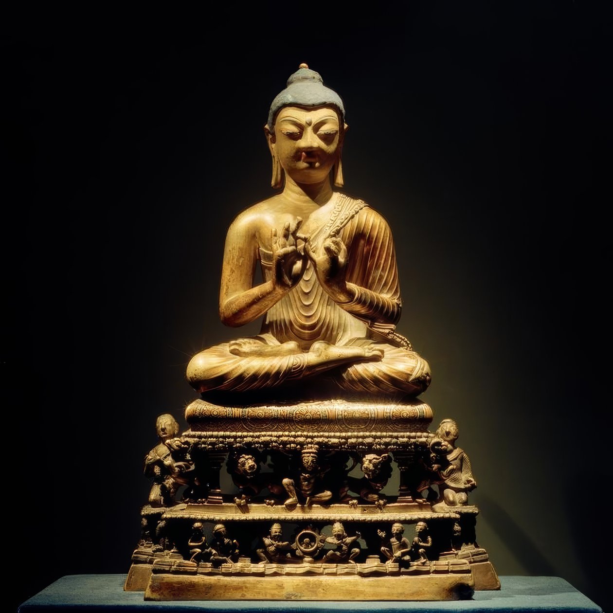 Predikande Buddha / skulptur, 800-talet av Unbekannt