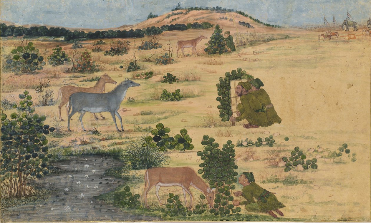 Förberedelser för en jakt, ca. 1680. av Unbekannt
