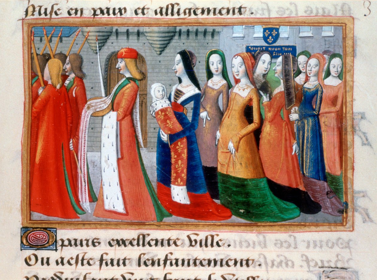 Presentation av Dauphin Charles, 1403, 1484 av Unbekannt