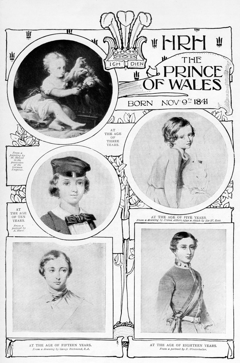 Prins Albert Edward, c1859 av Unbekannt