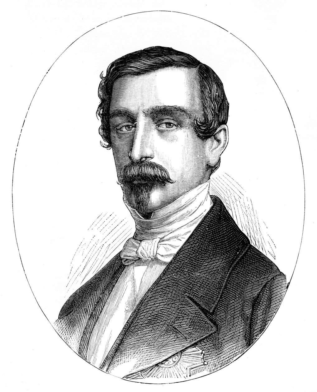 Prins Charles Louis Napoleon 1808-1873 av Unbekannt