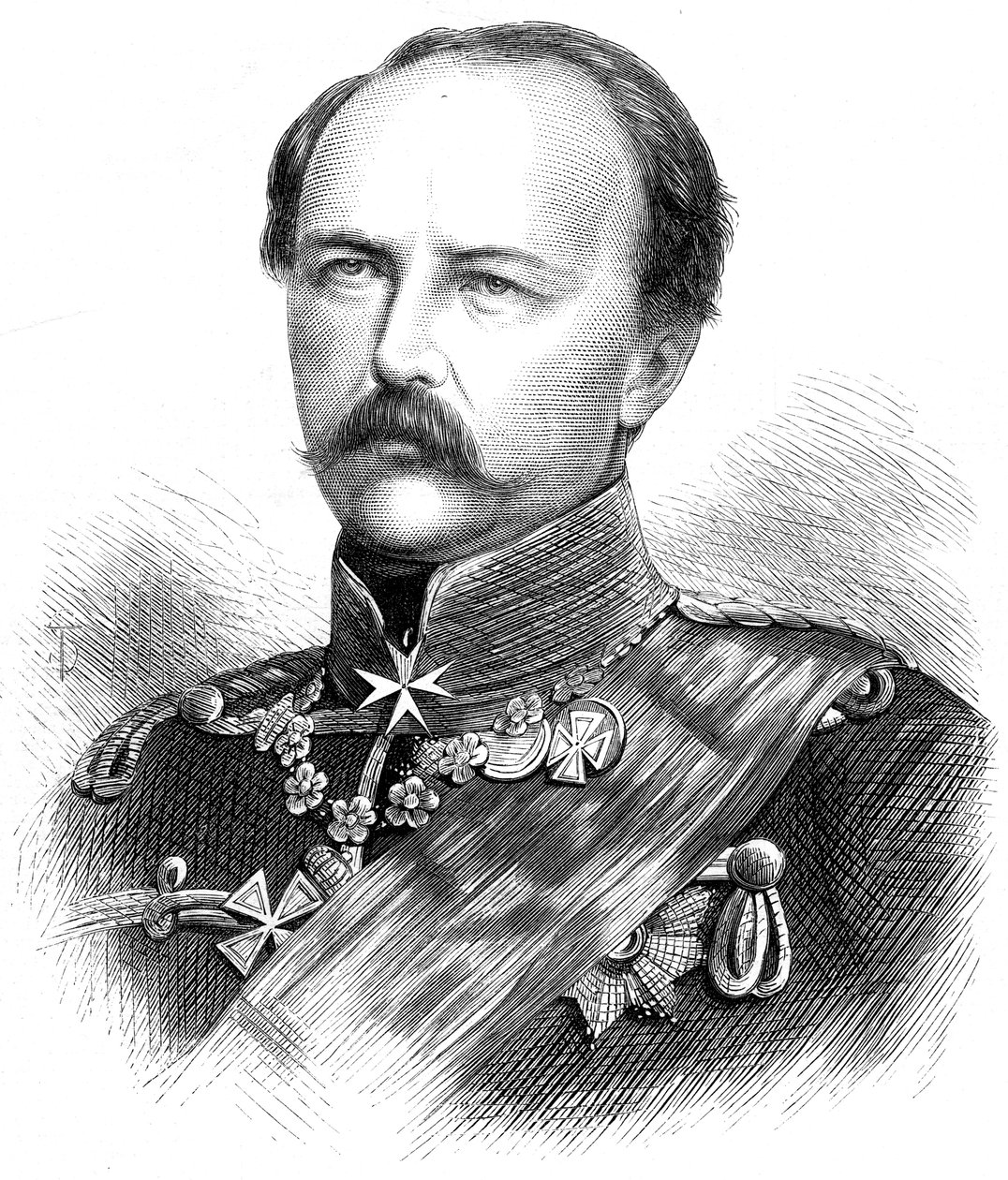 Prins Frederick Charles Nicholas av Preussen 1828-1885, 1870 av Unbekannt