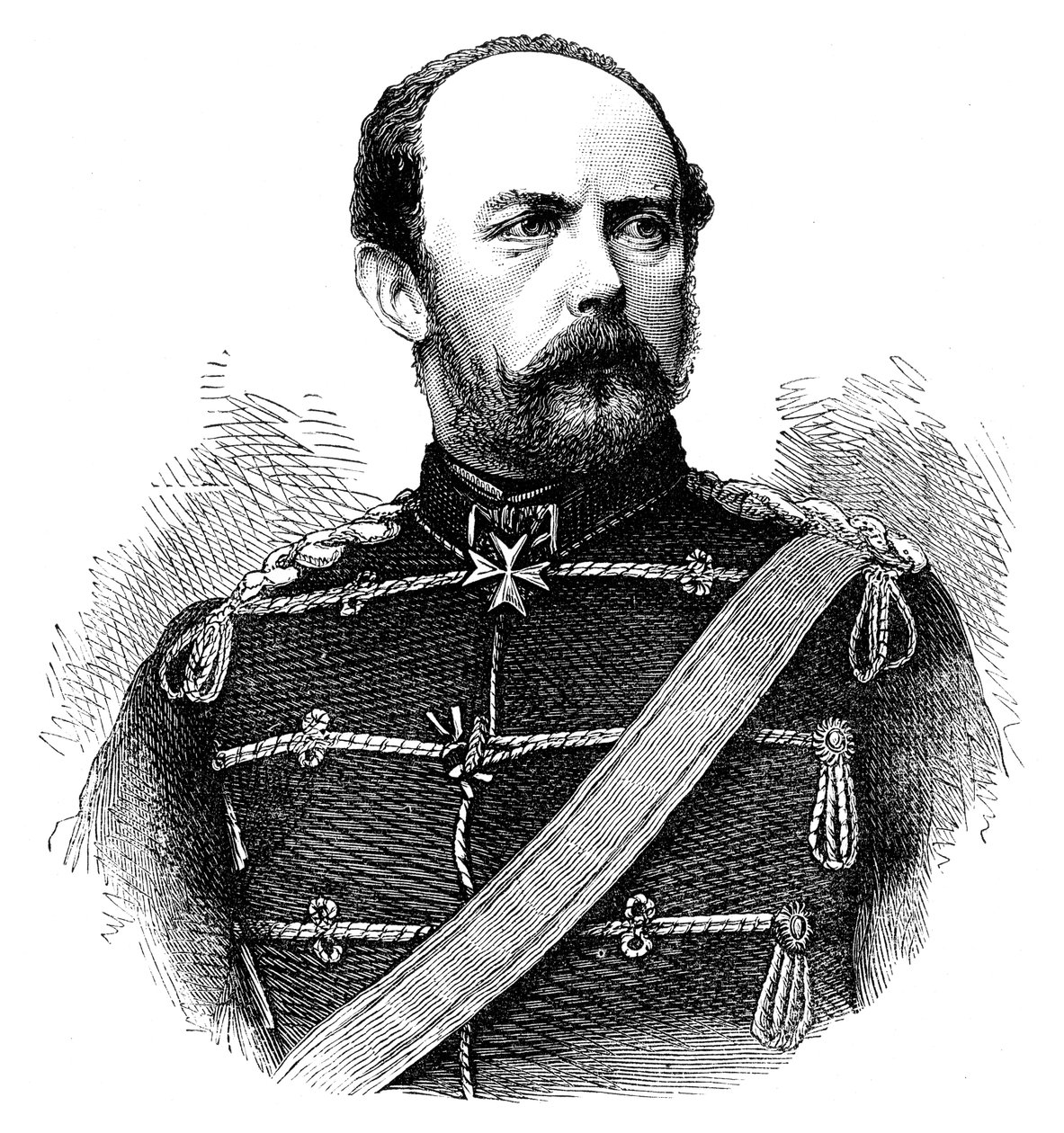 Prins Fredrik Karl av Preussen, sent 1800-tal av Unbekannt