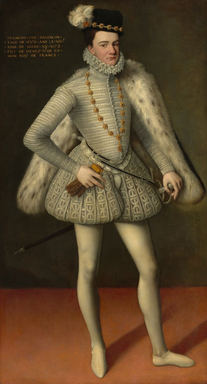 Prins Hercule-François, hertig av Alençon, 1572. av Unbekannt