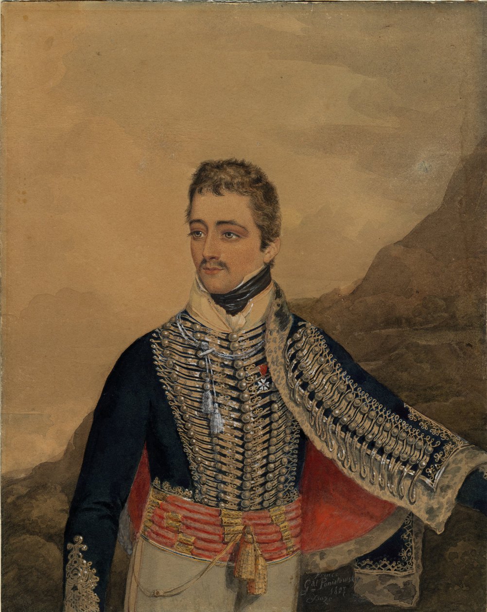 Prins Józef Poniatowski, 1807 av Unbekannt