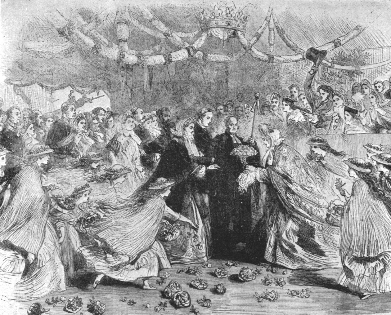 Prinsessan Alexandras ankomst till England, 1863..., 1901. av Unbekannt