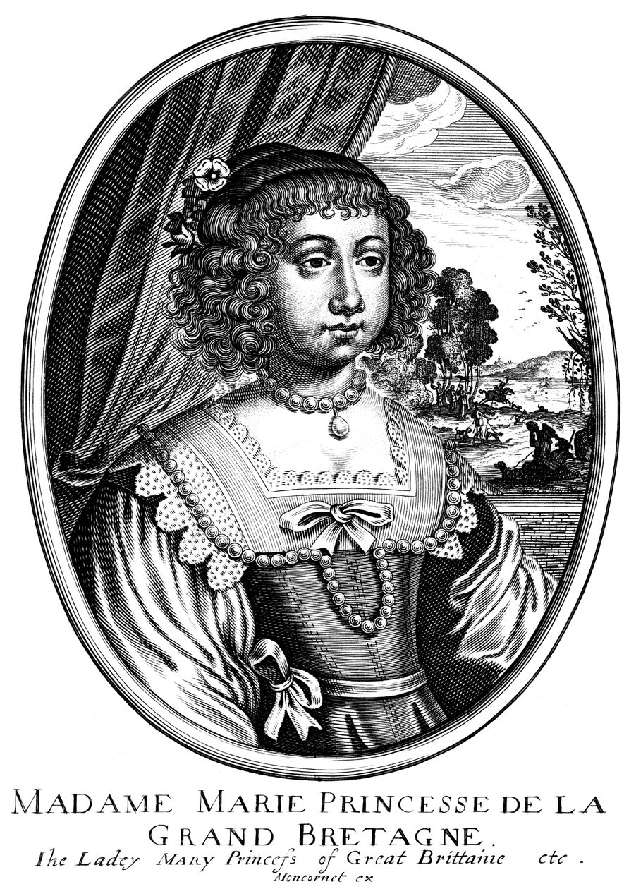 Prinsessan Mary 1631-1660 av Unbekannt