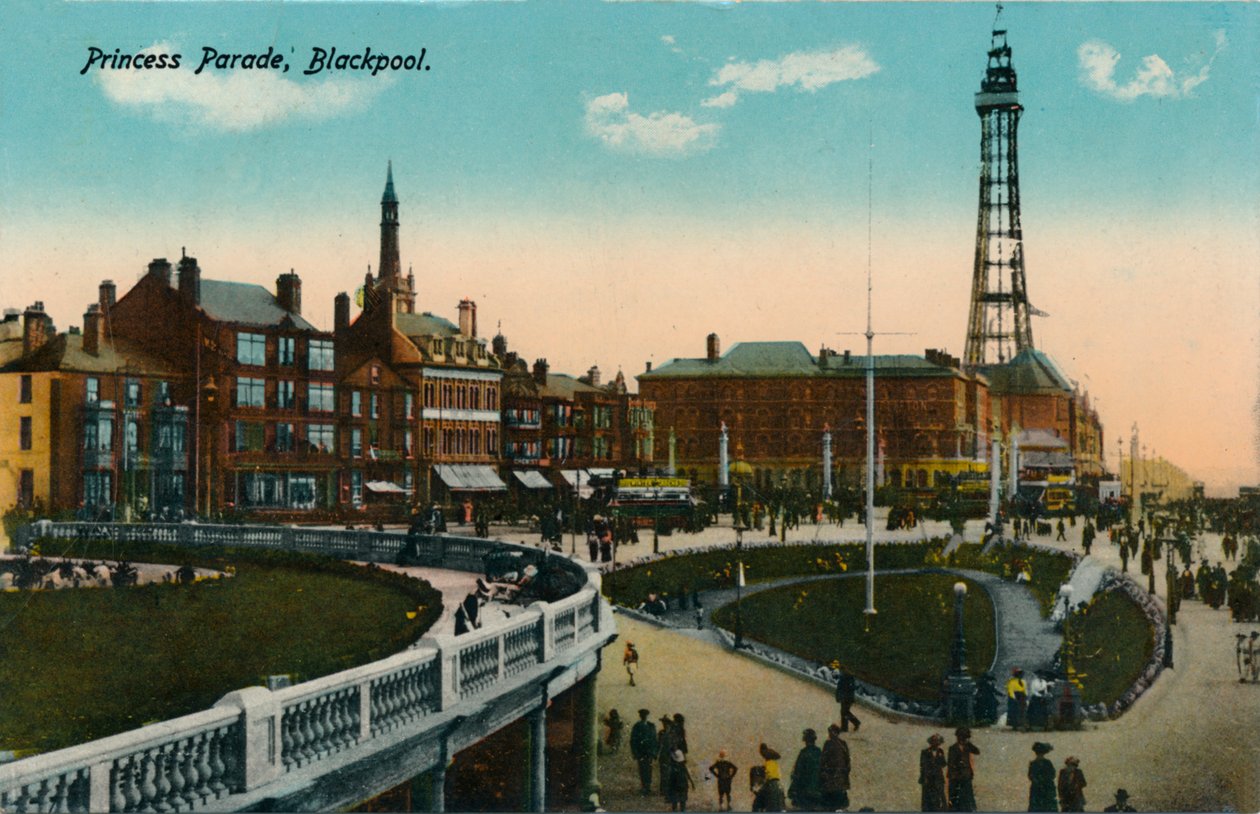 Princess Parade, Blackpool, c1915 av Unbekannt