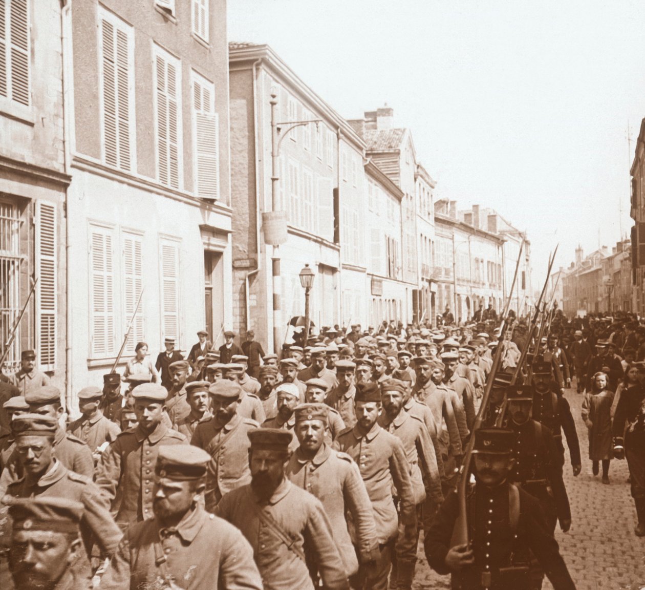 Fångar, Chalons, norra Frankrike, c1914-c1918. av Unbekannt