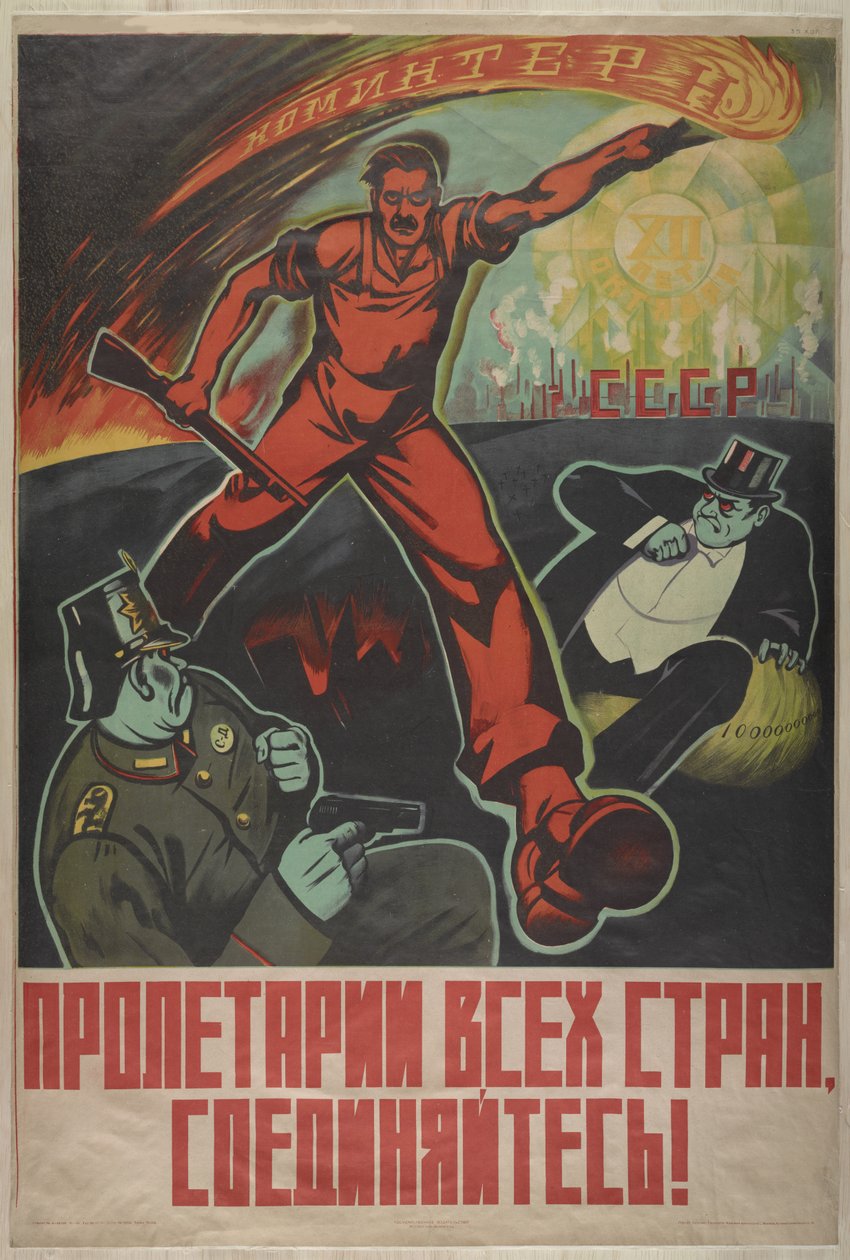 Proletärer i alla länder, förena er!, 1929. av Unbekannt