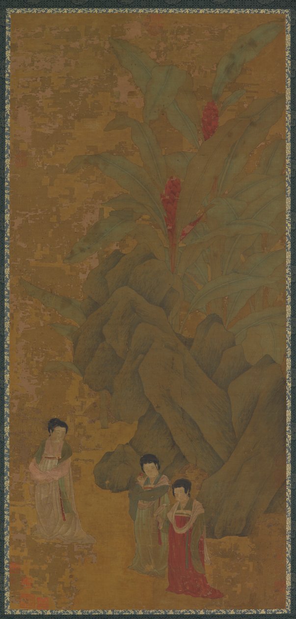 Promenading Ladies, Troligen Yuan-dynastin, 1300-talet. av Unbekannt