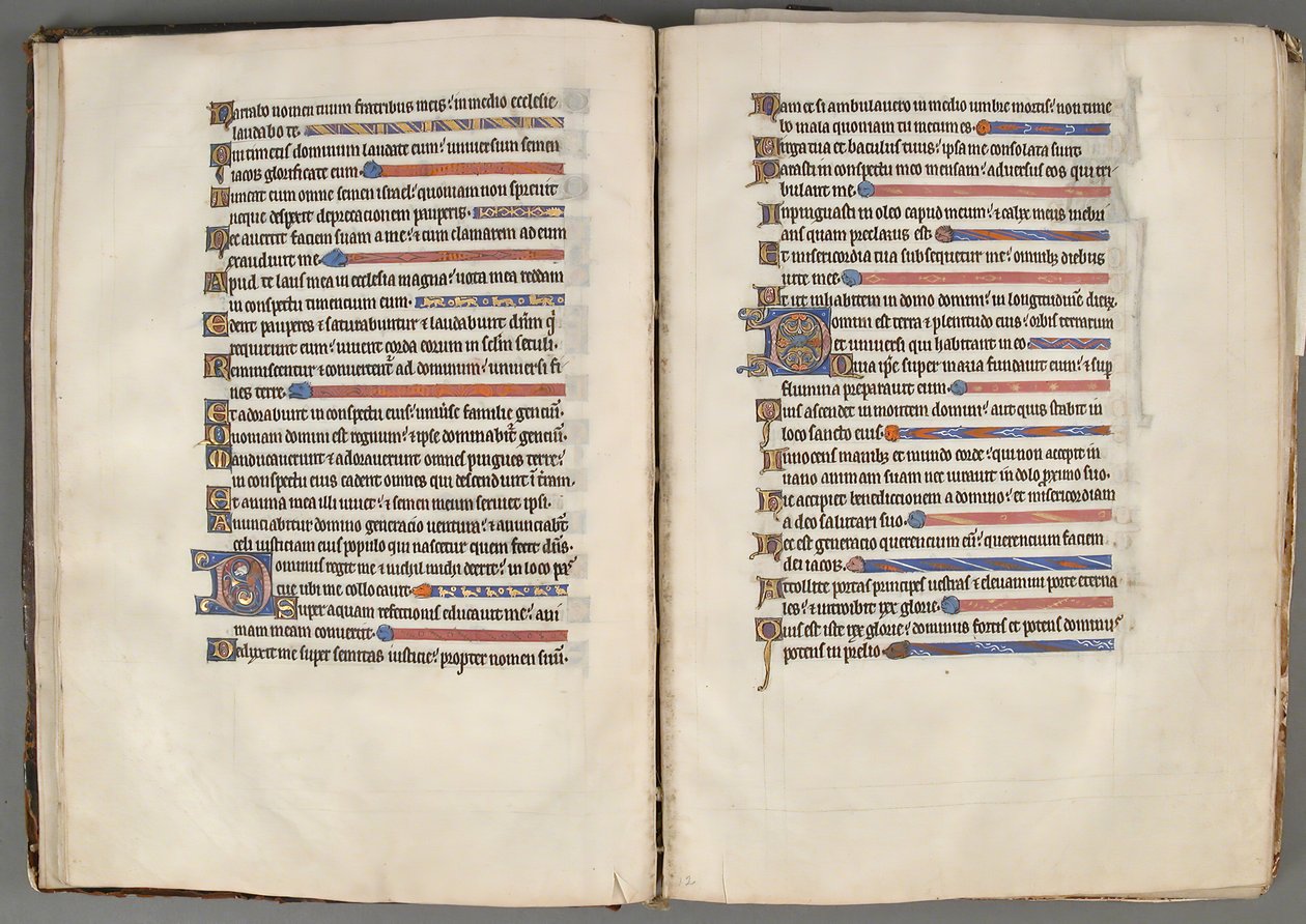 Psalter, 1200-talet. av Unbekannt