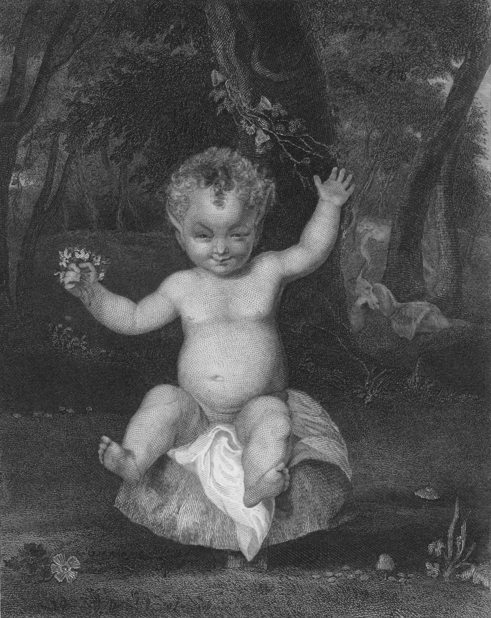 Puck, från En midsommarnattsdröm, c1800-talet av Unbekannt
