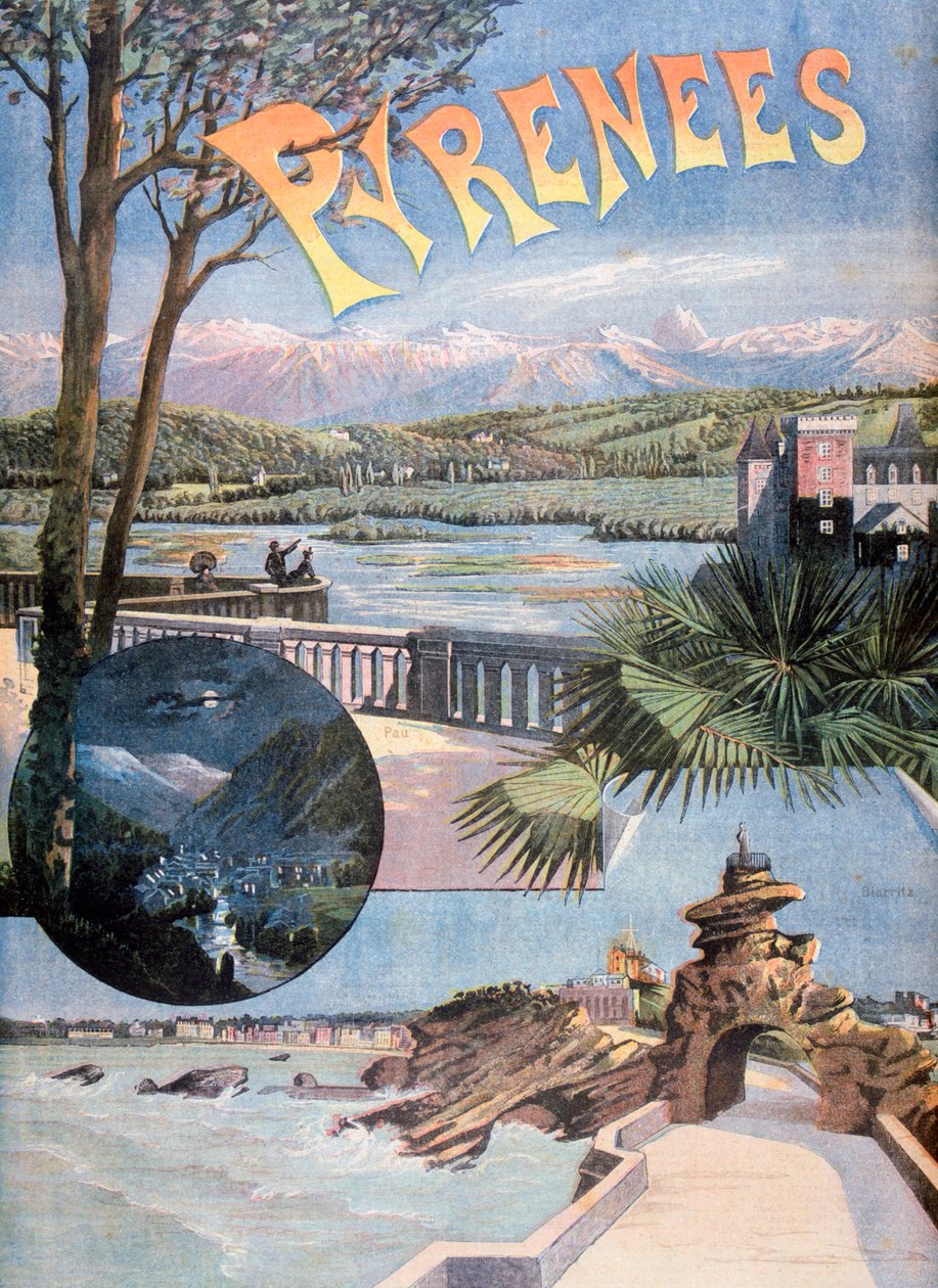 Pyrenéerna, 1894 av Unbekannt