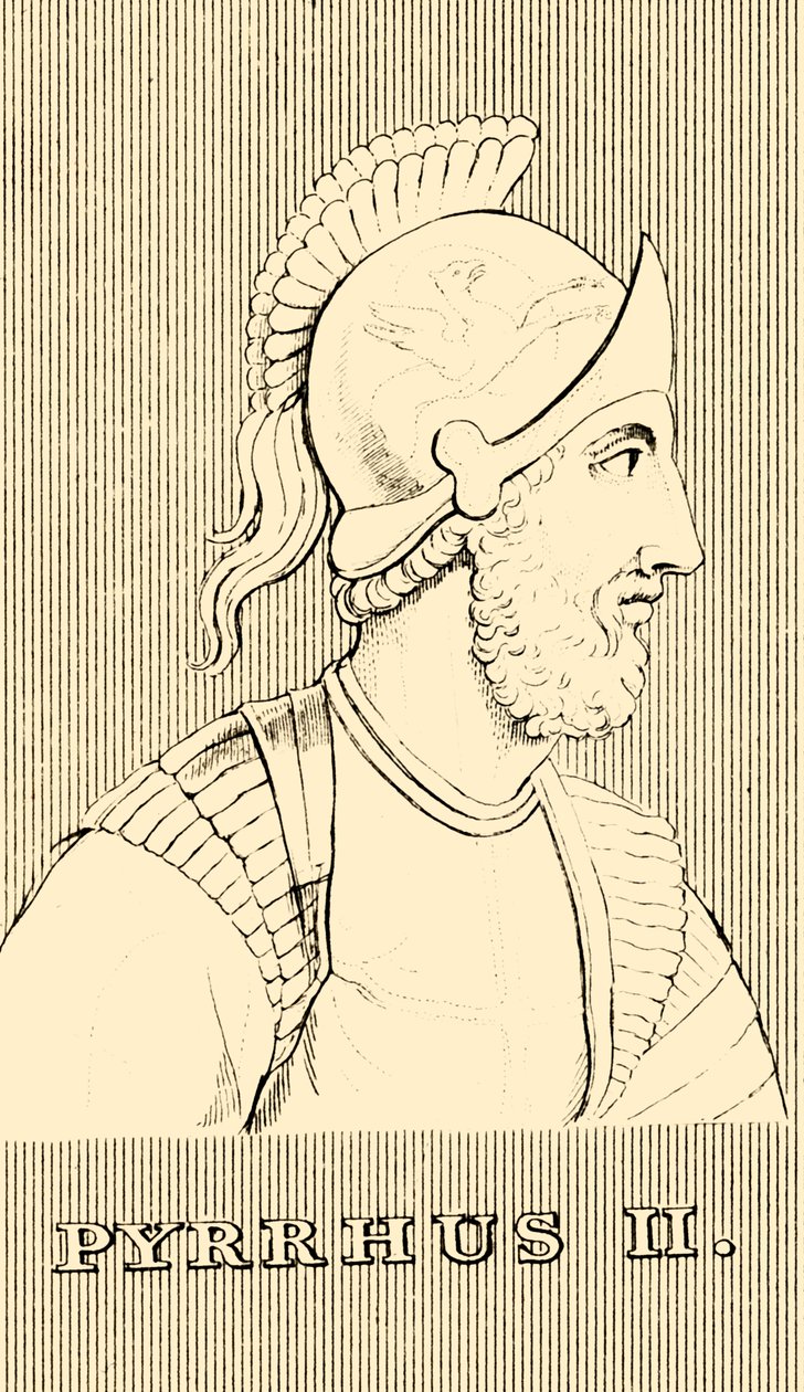 Pyrrhus II, fl 242-237 f.Kr., 1830. av Unbekannt