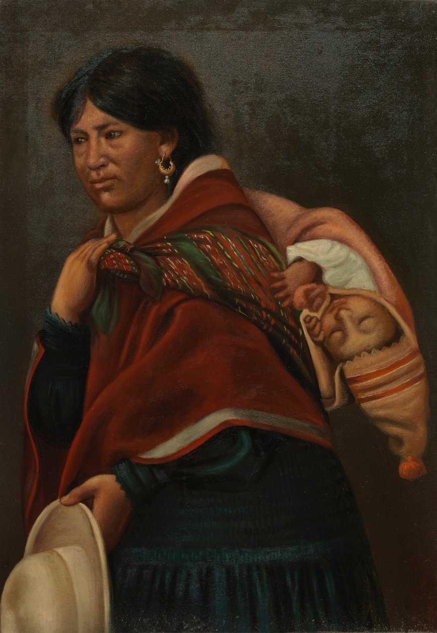 Quechua mamma, ca. 1890-1892. av Unbekannt