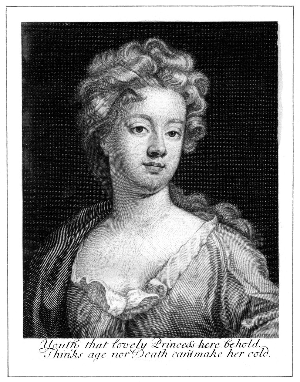 Drottning Anne 1665-1714 av Unbekannt