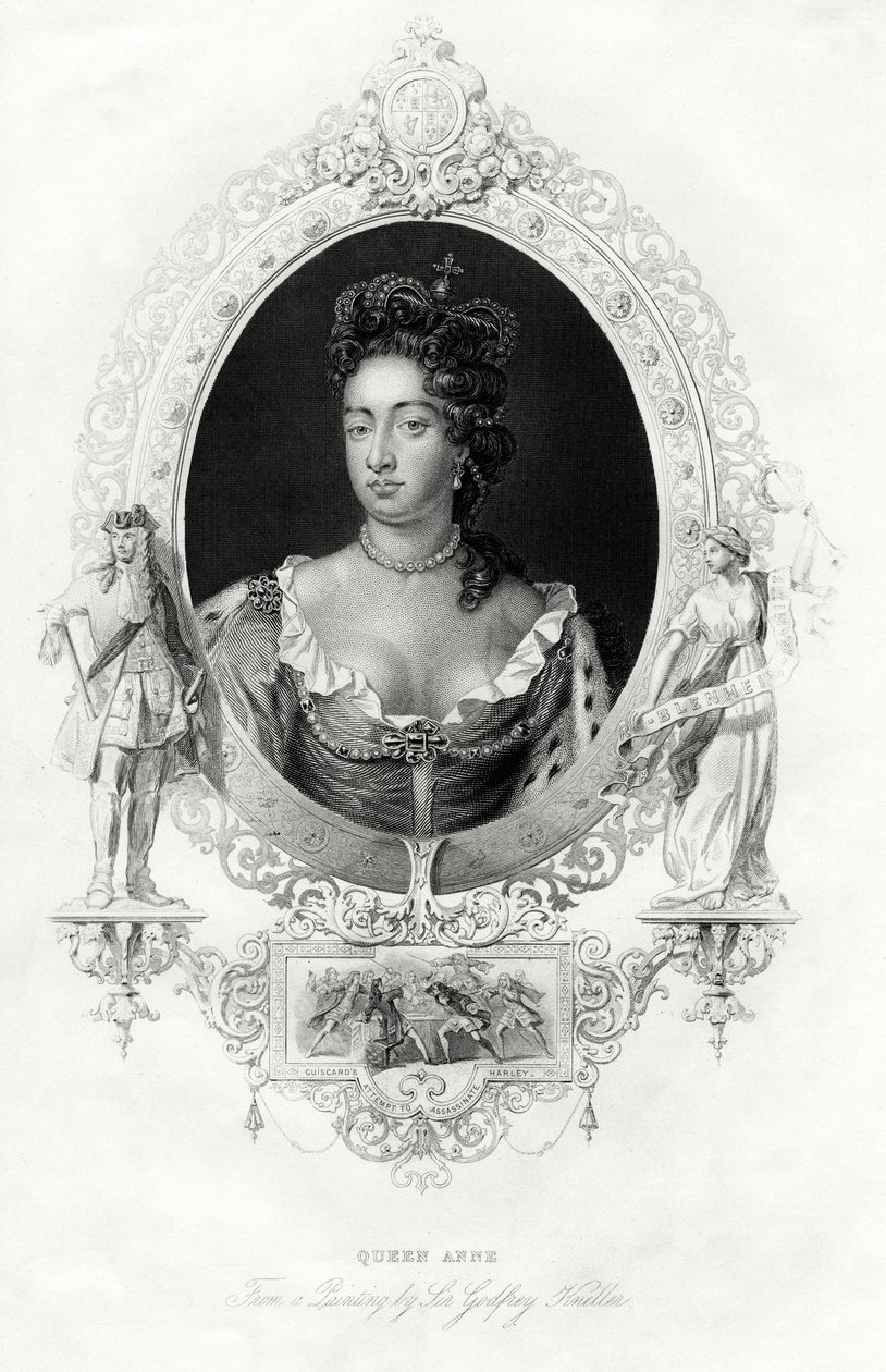 Drottning Anne, 1860 av Unbekannt