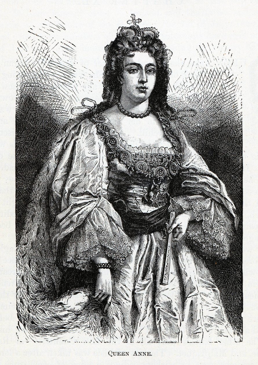 Drottning Anne, 1882 av Unbekannt