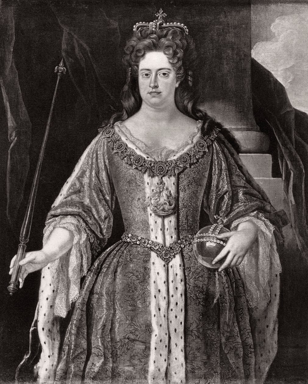 Drottning Anne, c1702 1906 av Unbekannt